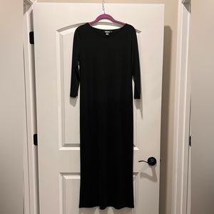 Retro DKNY Long Black Dress